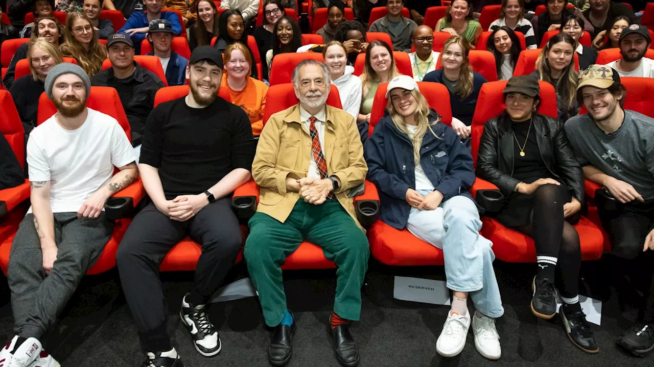 Francis Ford Coppola Receives Standing Ovation at U.K. Film and Television School Visit