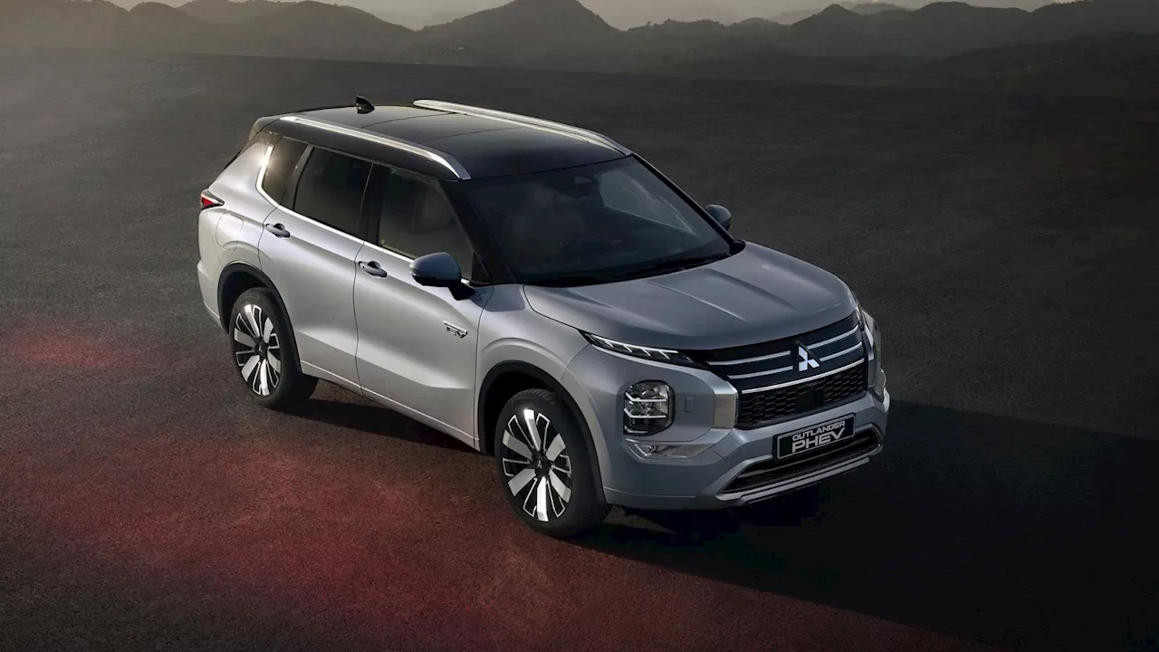 Here is the new look for the Mitsubishi Outlander PHEV