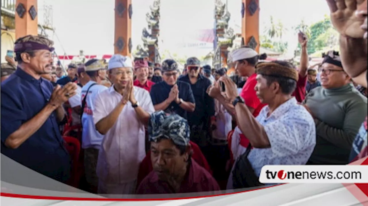 Kampanye di Sidemen Karangasem, Ini Janji Paslon Nomor Urut 2 Koster-Giri