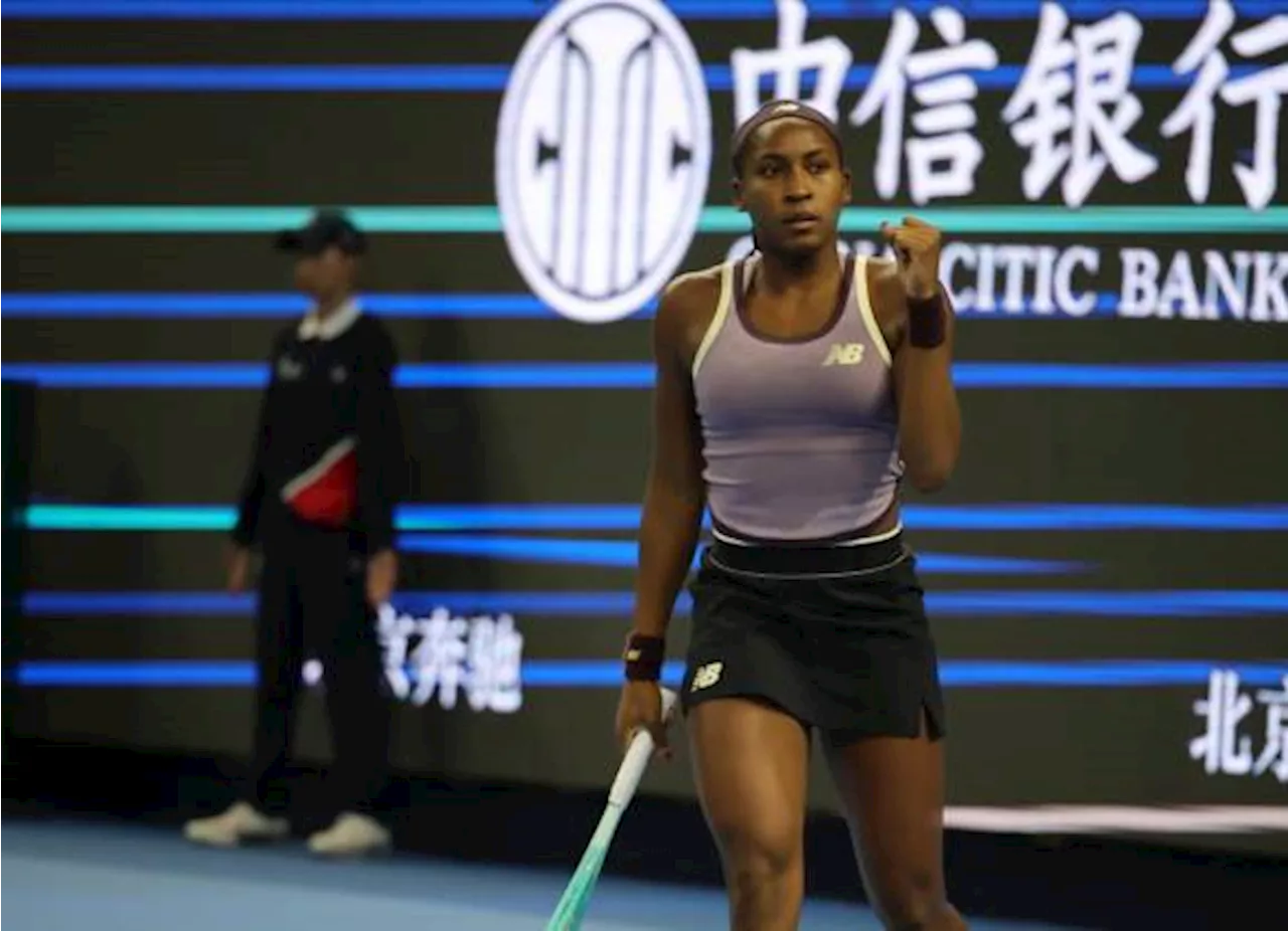 Coco Gauff remonta y avanza a Semifinales del Abierto de China