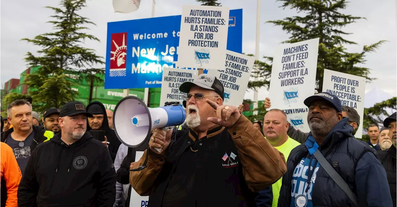 Thousands of Dock Workers Strike Along US Coasts Over Wages and Automation