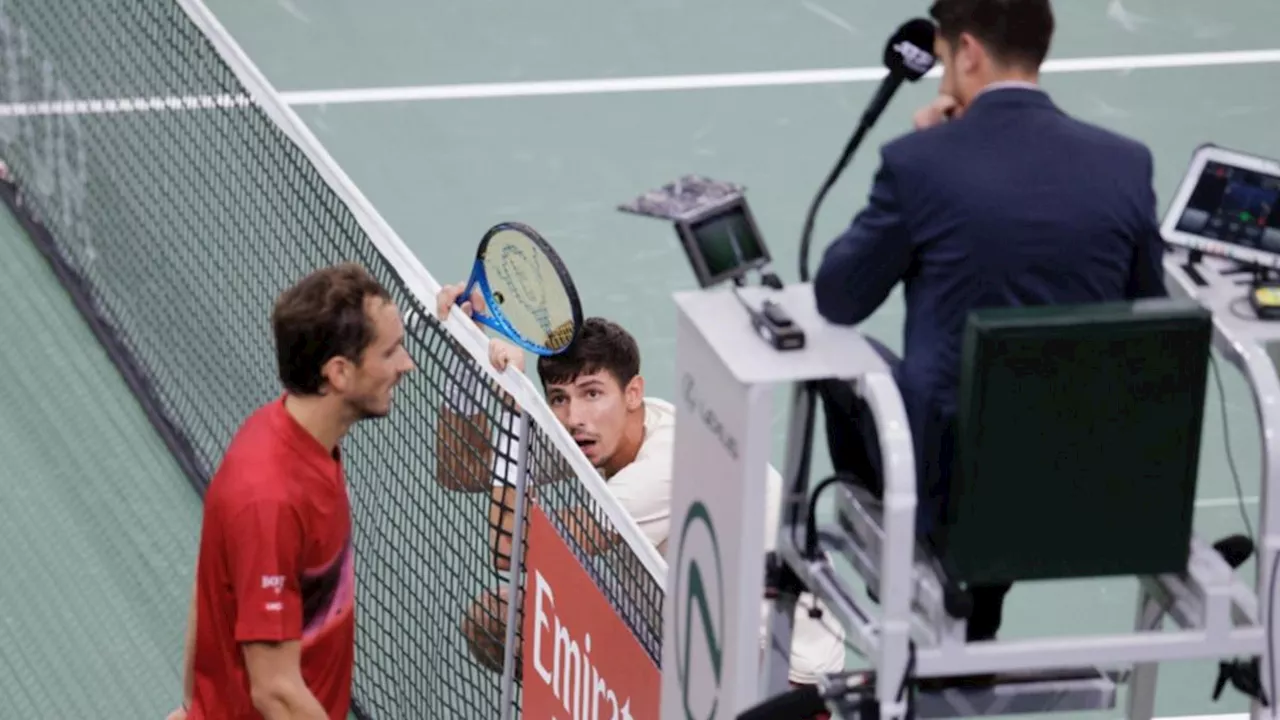 Alexei Popyrin sends world No.5 Daniil Medvedev packing from Paris Masters despite ‘ridiculous’ call