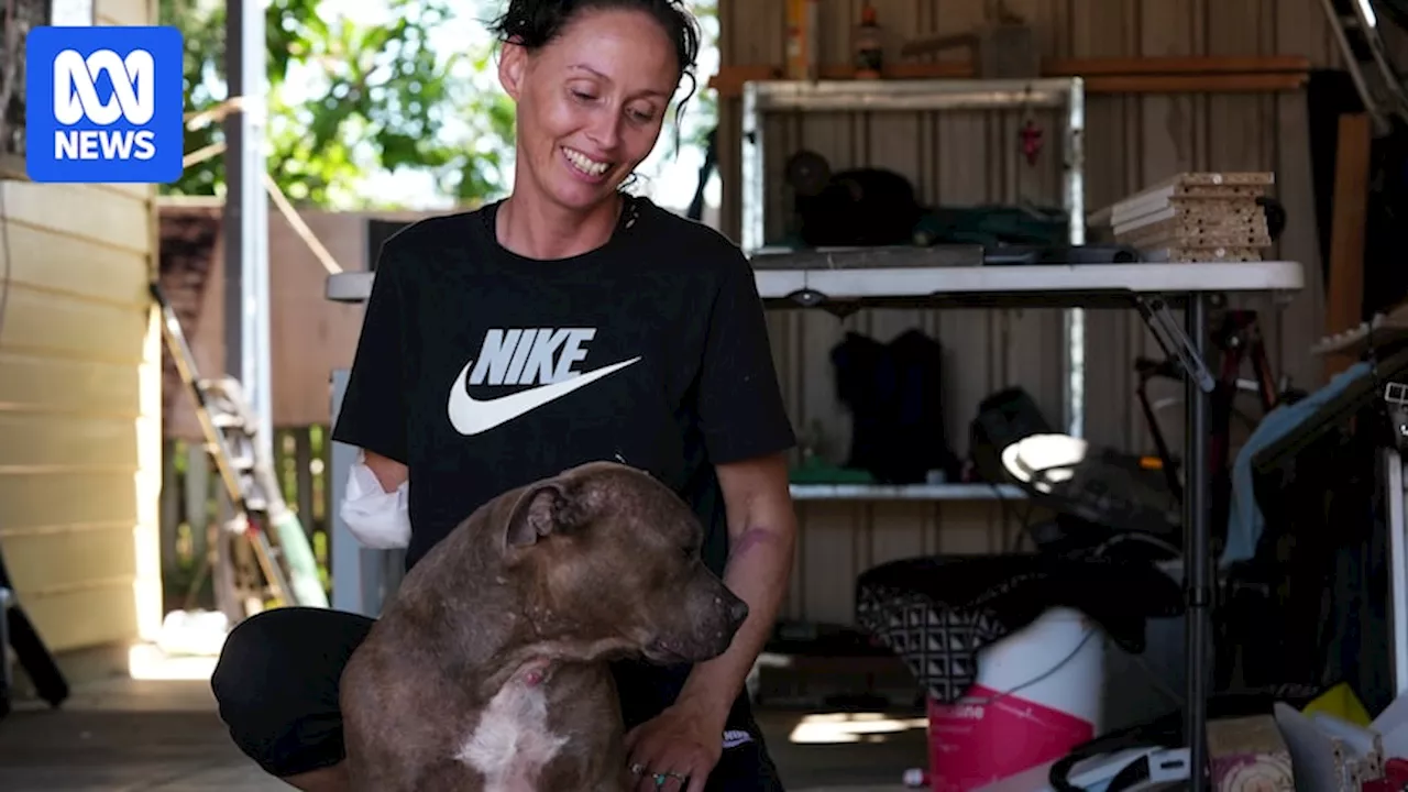 Victim of horrific dog attack in Townsville wishes she could have saved her pet