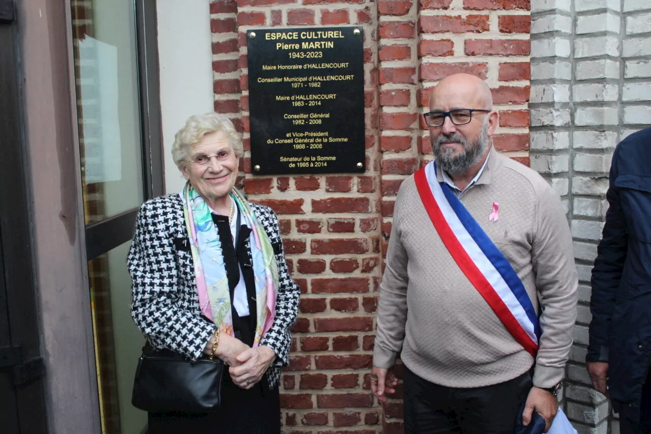 Beaucoup d'émotion pour l'hommage à l'ancien maire d'Hallencourt Pierre Martin