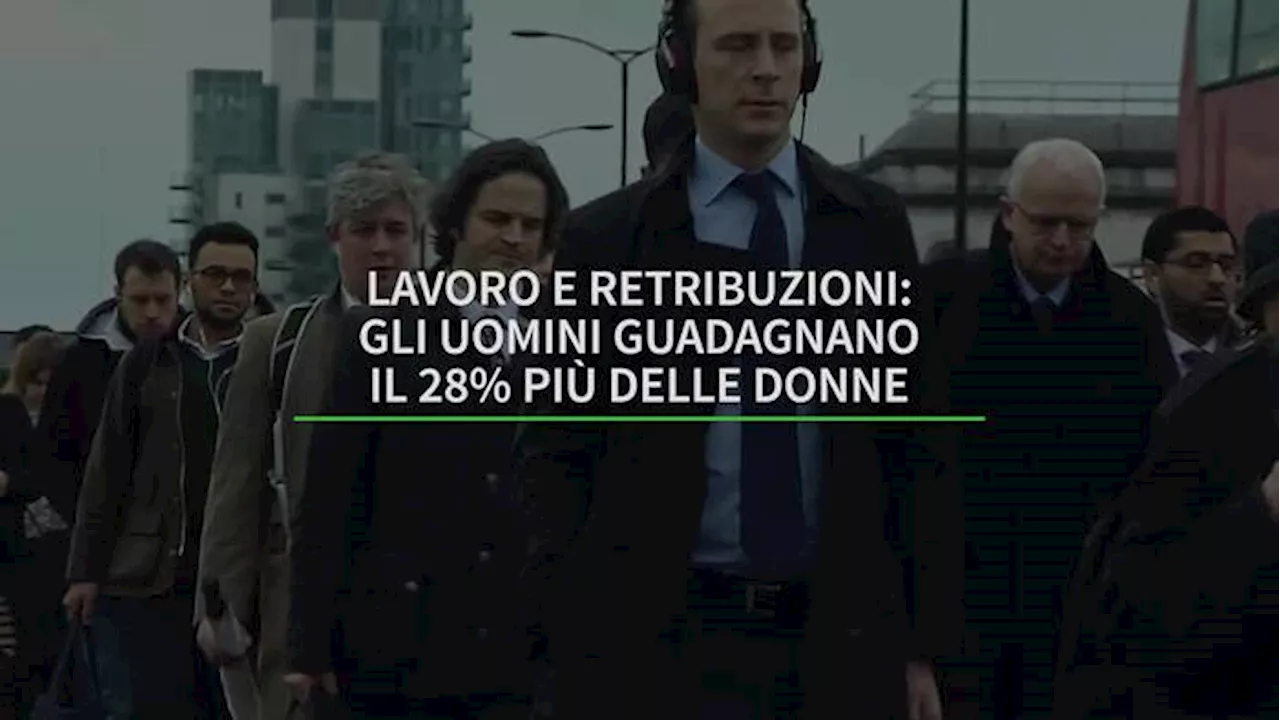 Lavoro e retribuzioni: gli uomini guadagnano il 28% piu' delle donne