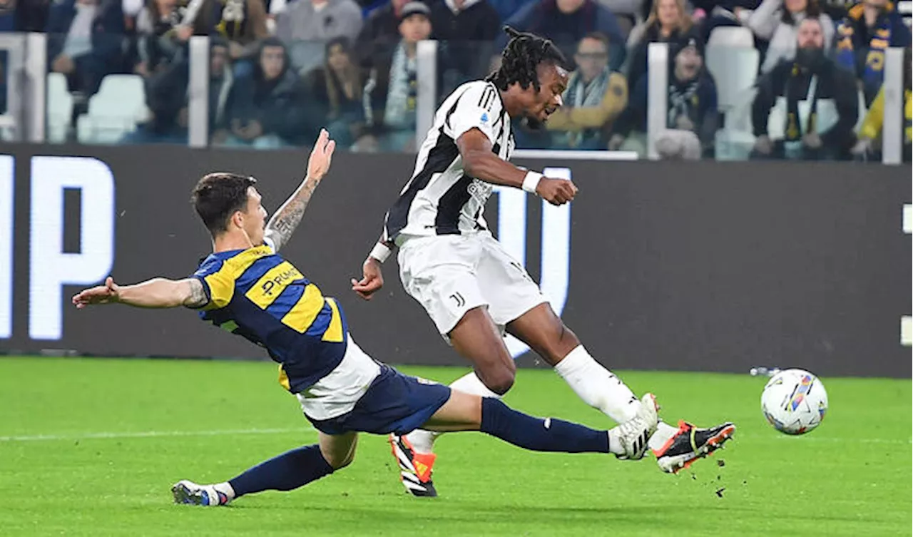 'Pareggite' Juventus, con il Parma 2-2 in rimonta