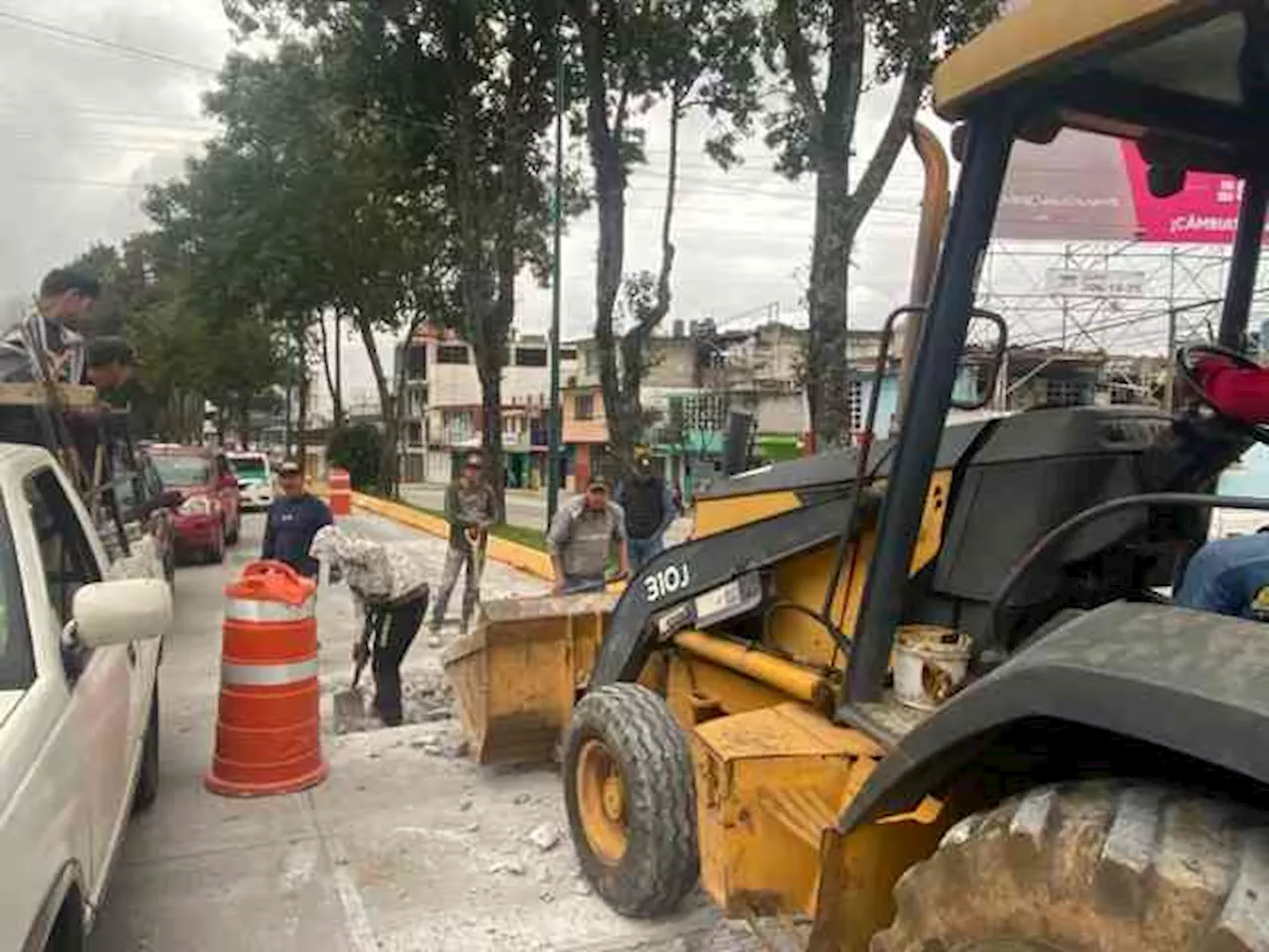 Confirma Ahued “defectos” en rehabilitación de avenida Ruiz Cortines