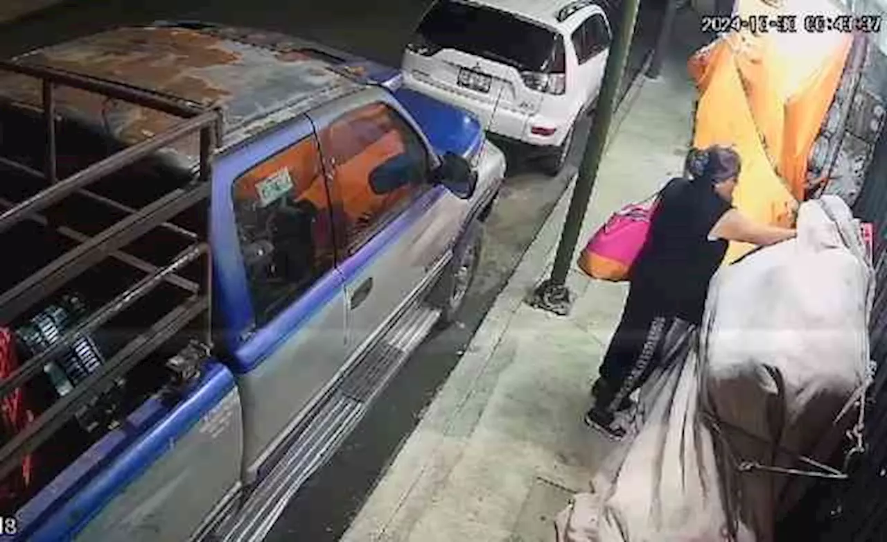 Queda en video robo de mercancía en puesto junto al mercado “Zapata”, de Orizaba