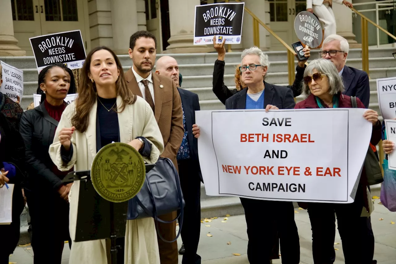 City Council rallies in effort to stop hospital closures in Lower Manhattan and Brooklyn