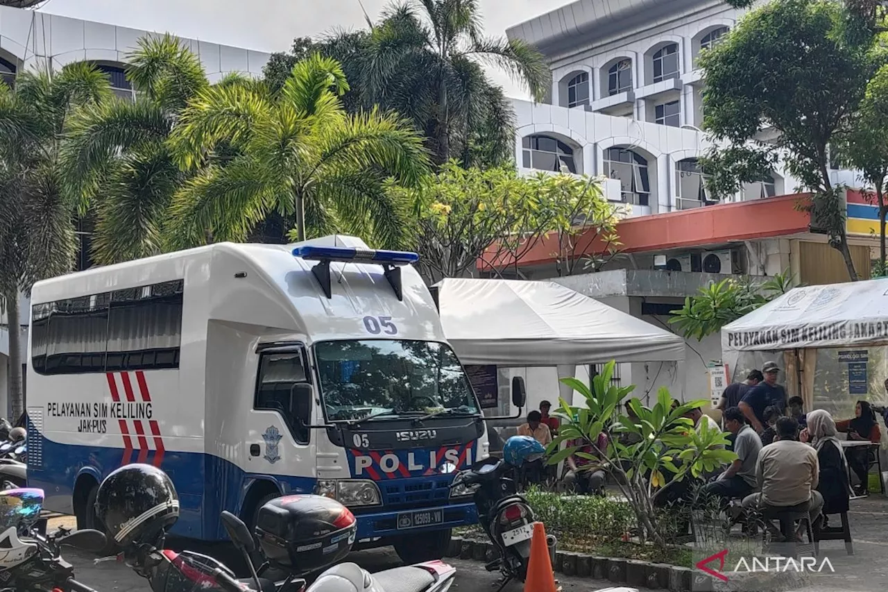 Kamis, SIM Keliling masih tersedia di lima lokasi Jakarta