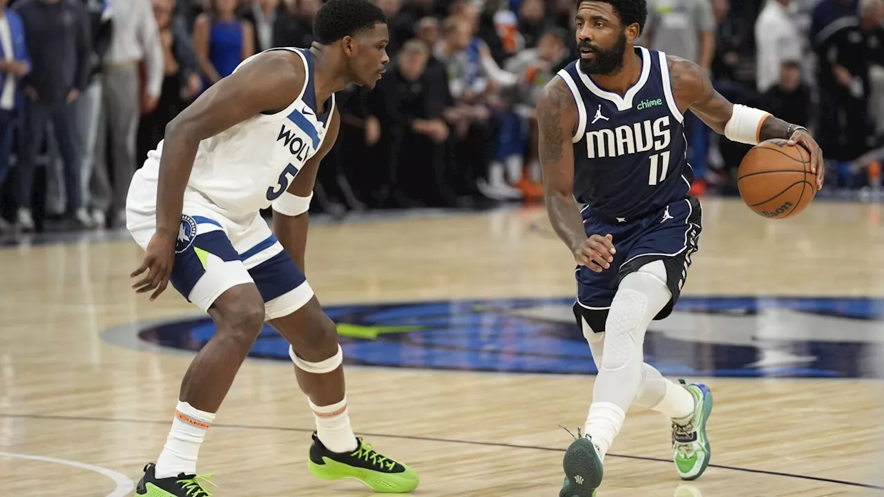 Mavericks fend off Timberwolves 120-114 in West finals rematch behind Irving's 35 points