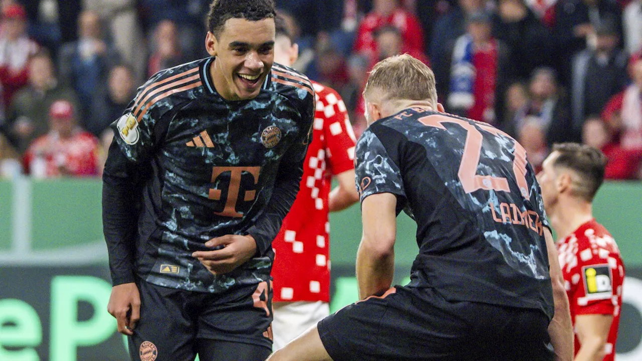 Musiala scores a hat trick as Bayern Munich beats Mainz 4-0 in German Cup