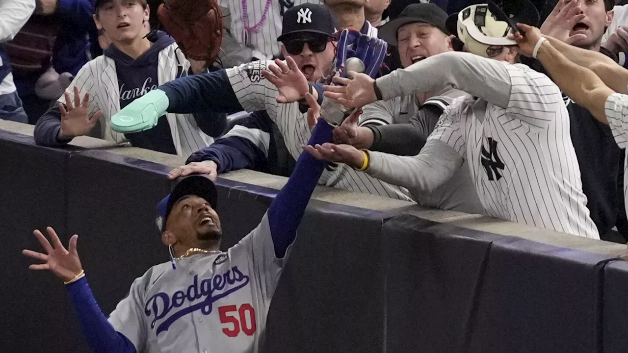 Yankee Stadium Fans Ejected After One Pries Ball Out Of Mookie Betts ...