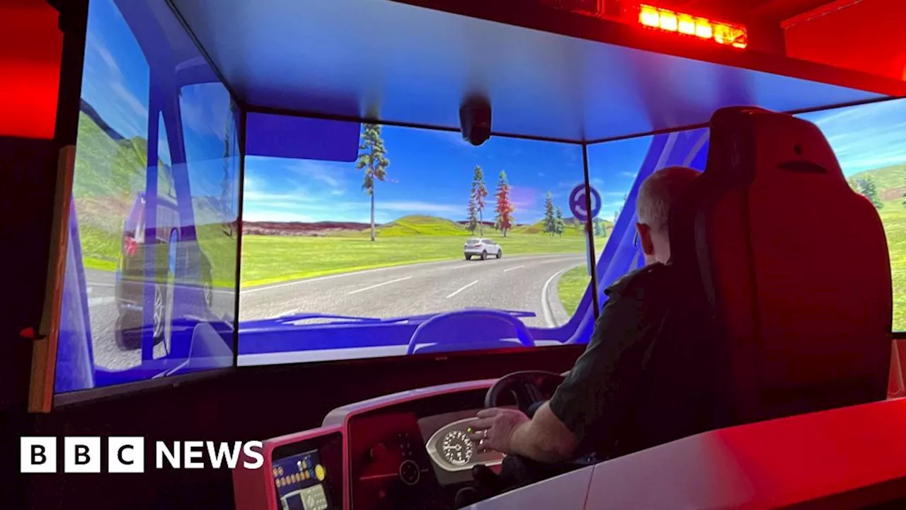 West Midlands ambulance VR driving simulator a paramedic first