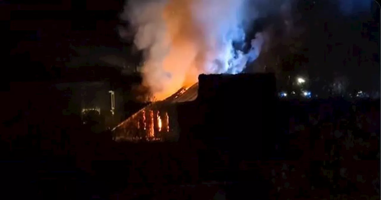 Blaze at derelict mill believed to have been 'deliberate ignition'