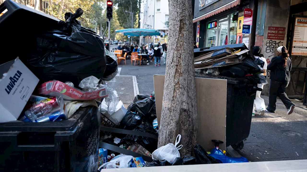 Grève des éboueurs à Marseille: 600 tonnes de déchets accumulés dans les 3e et 14e arrondissements