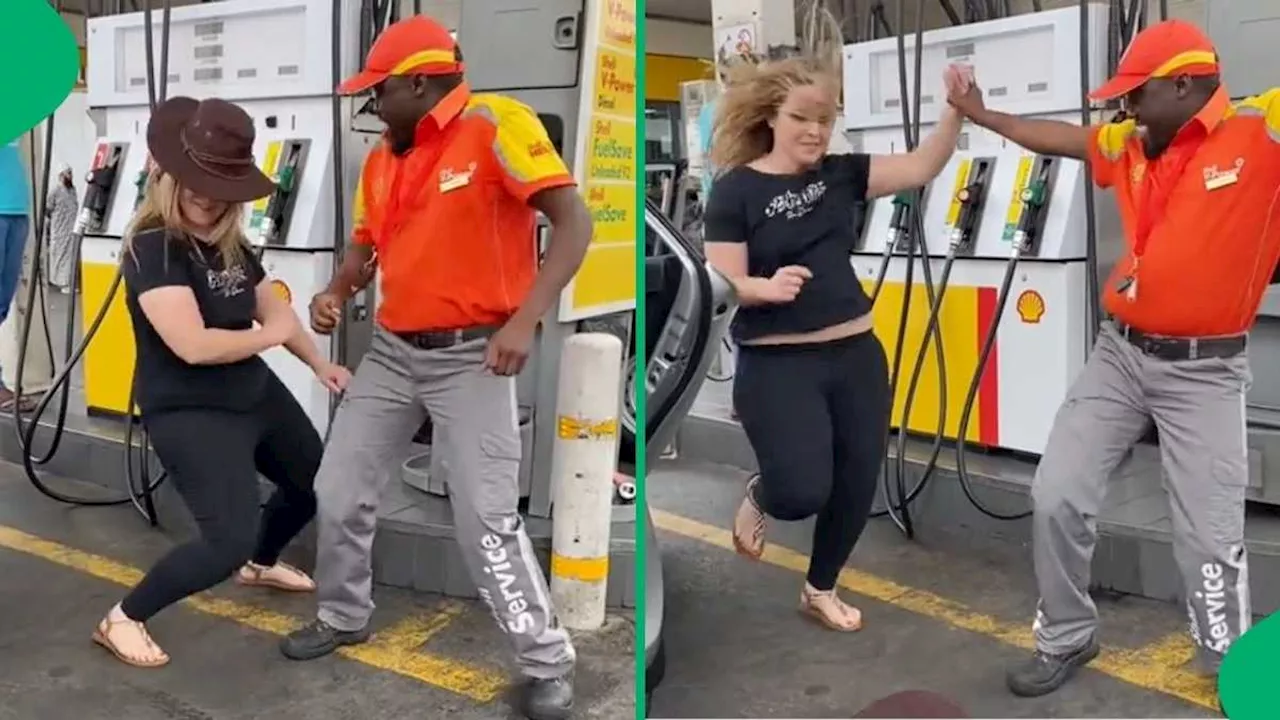 “Such a Vibe”: Video of Petrol Attendant’s Epic Dance Collab With Vibey Motorist Spreads Joy