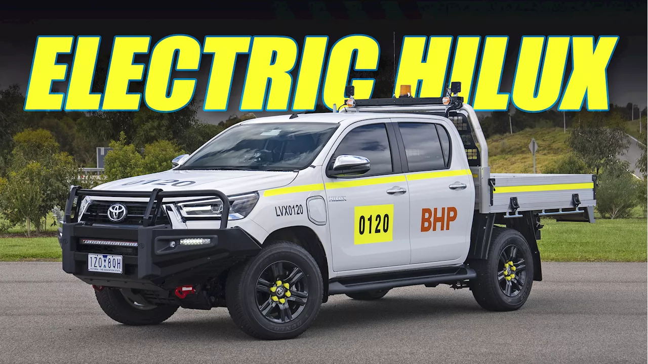 Toyota’s Electric Hilux Goes Beyond The PR Stunt With Real-World Mine Testing