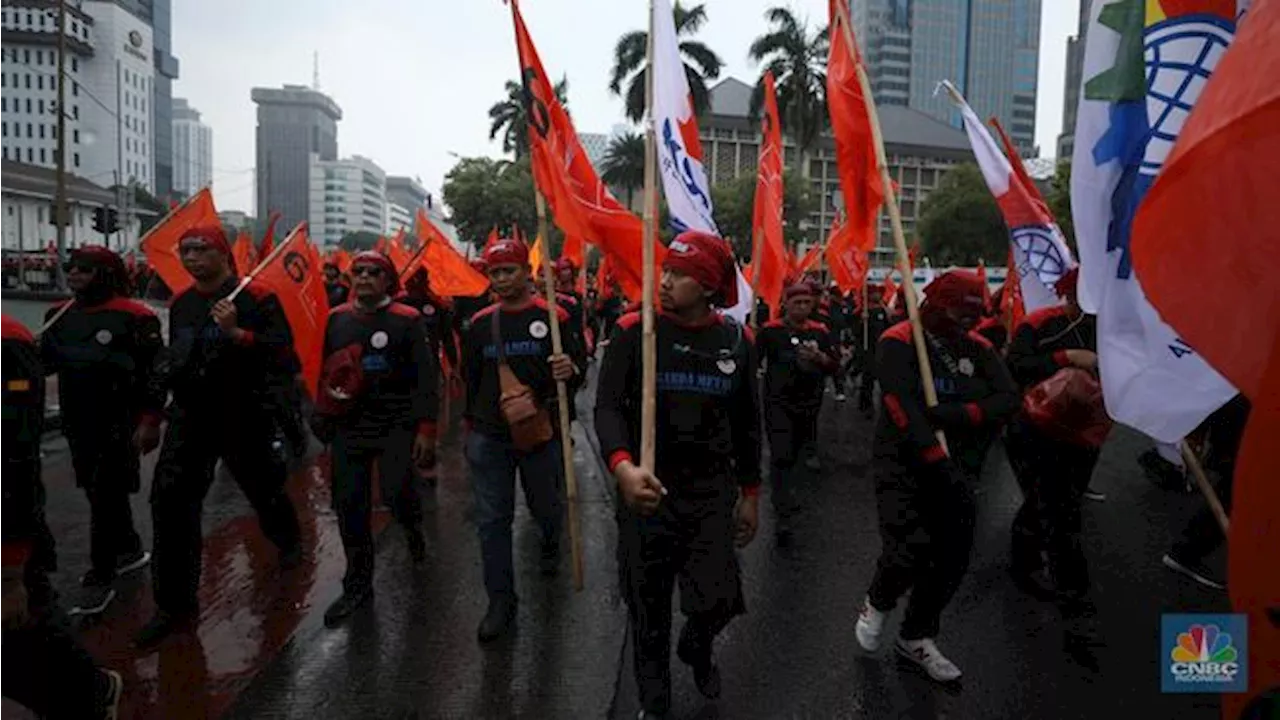 Jangan Lewat Sini! Ribuan Buruh Demo Besar-besaran Lagi di Jakarta