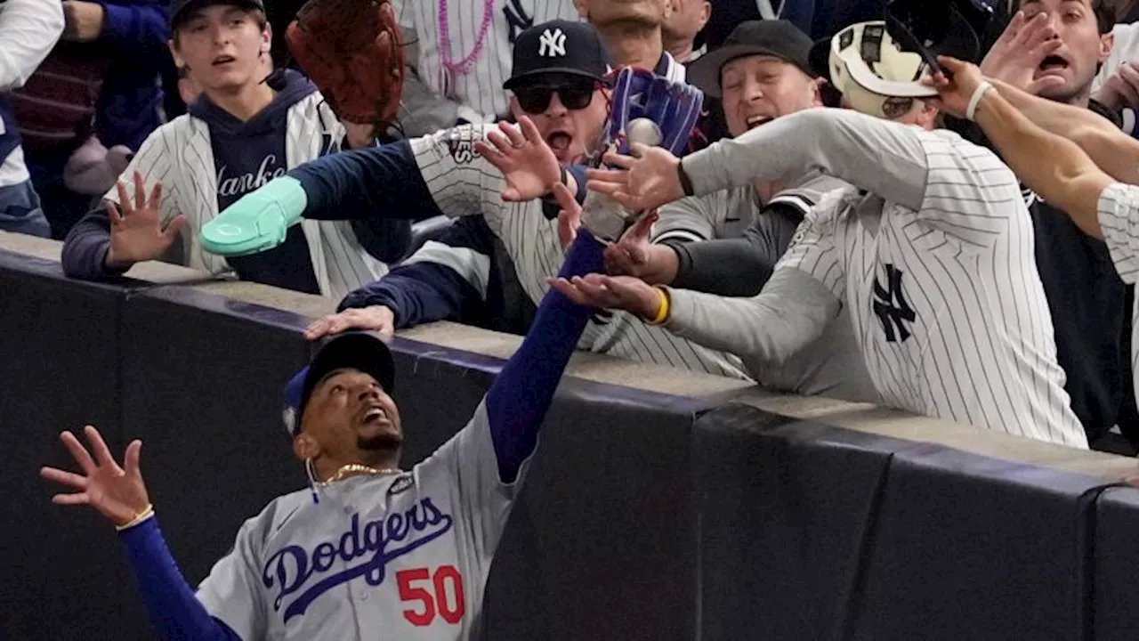 Yankees fans ejected after ripping ball from Mookie Betts’ glove during Game 4 of World Series