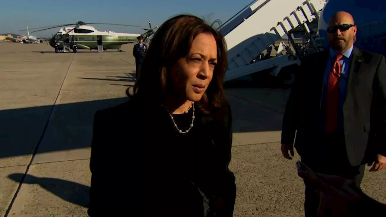 Harris distances herself from Biden’s ‘garbage’ comment as Democrats are privately exasperated by the president