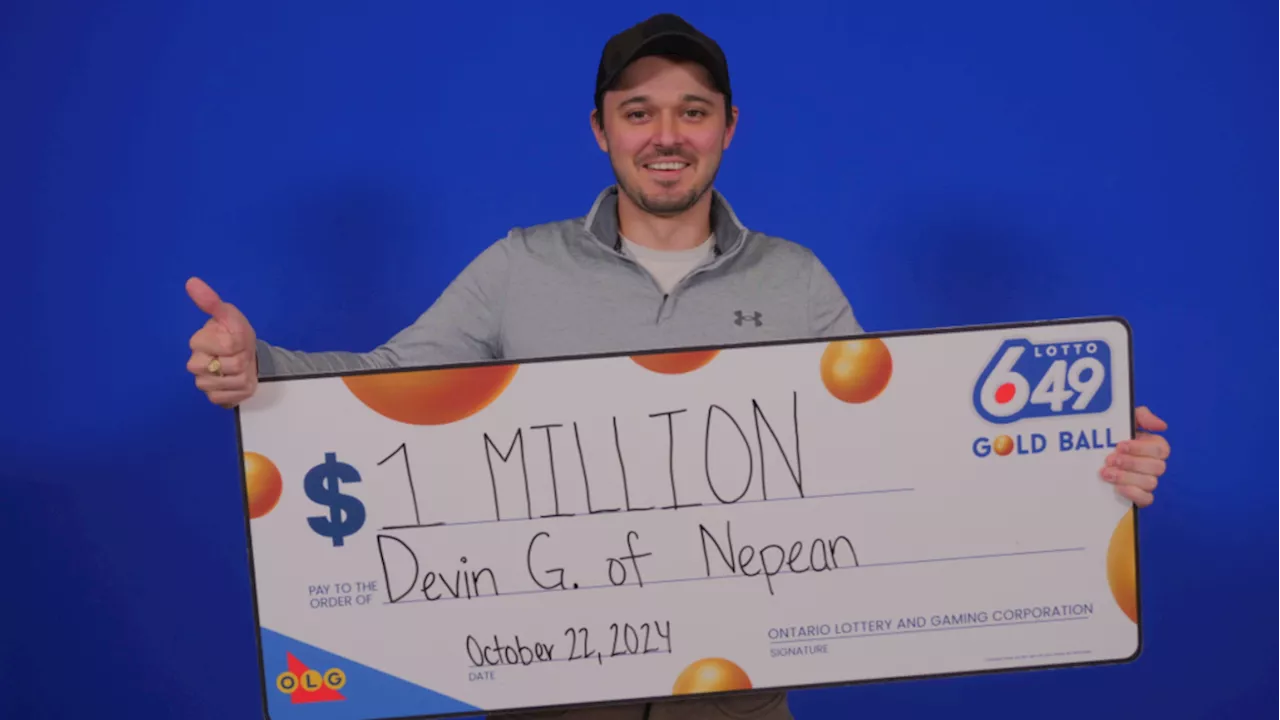 Nepean man and self-described 'cat dad' wins $1M lottery prize