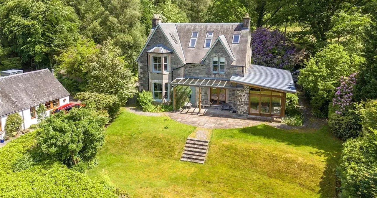 Inside 'wonderful' Scots villa along shore of loch just out of Glasgow for sale