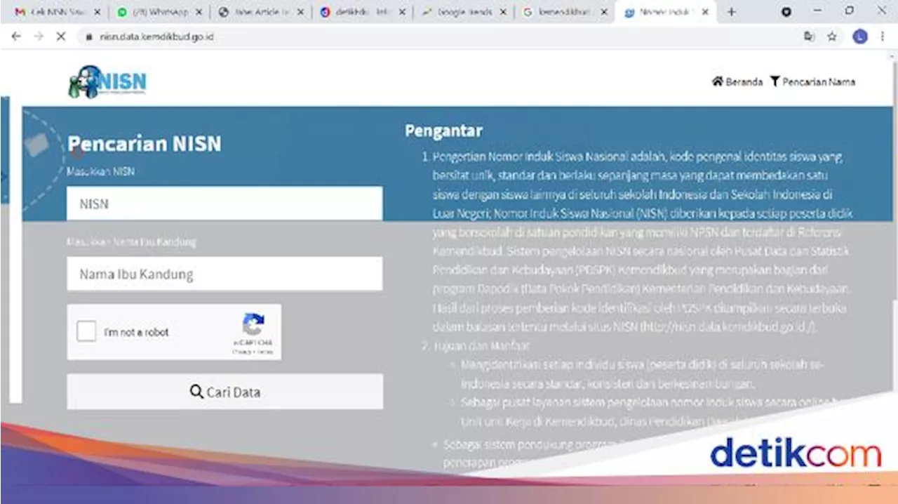 Apa Itu NISN? Ini Pengertian, Fungsi, dan Cara Mengeceknya