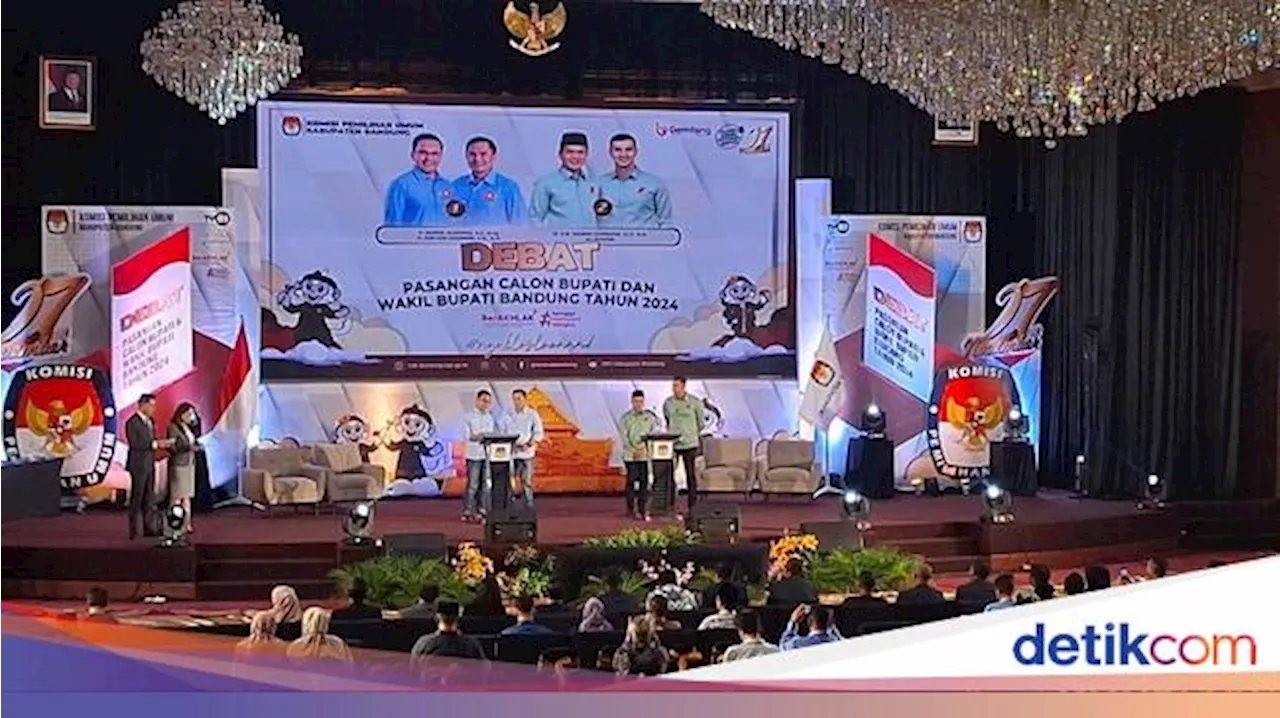 Debat Publik Perdana, Dua Paslon Pilbup Bandung Umbar Janji