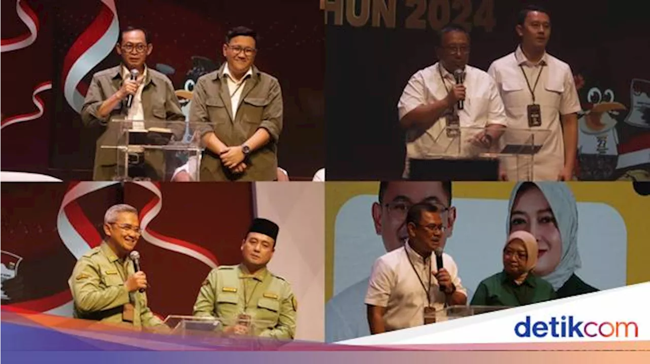 Ini Visi Misi 4 Paslon Pilwalkot Bandung 2024 di Debat Perdana