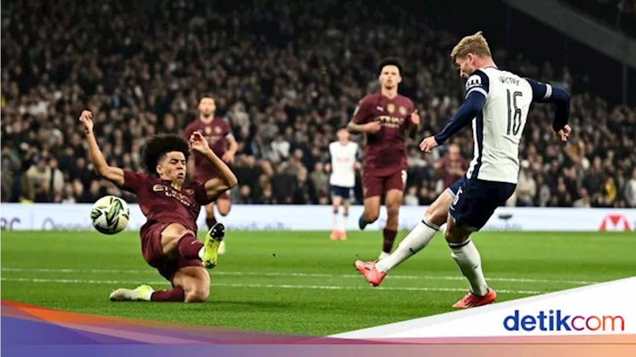 Tottenham Vs Man City: Lilywhites Depak Citizens dari Carabao Cup