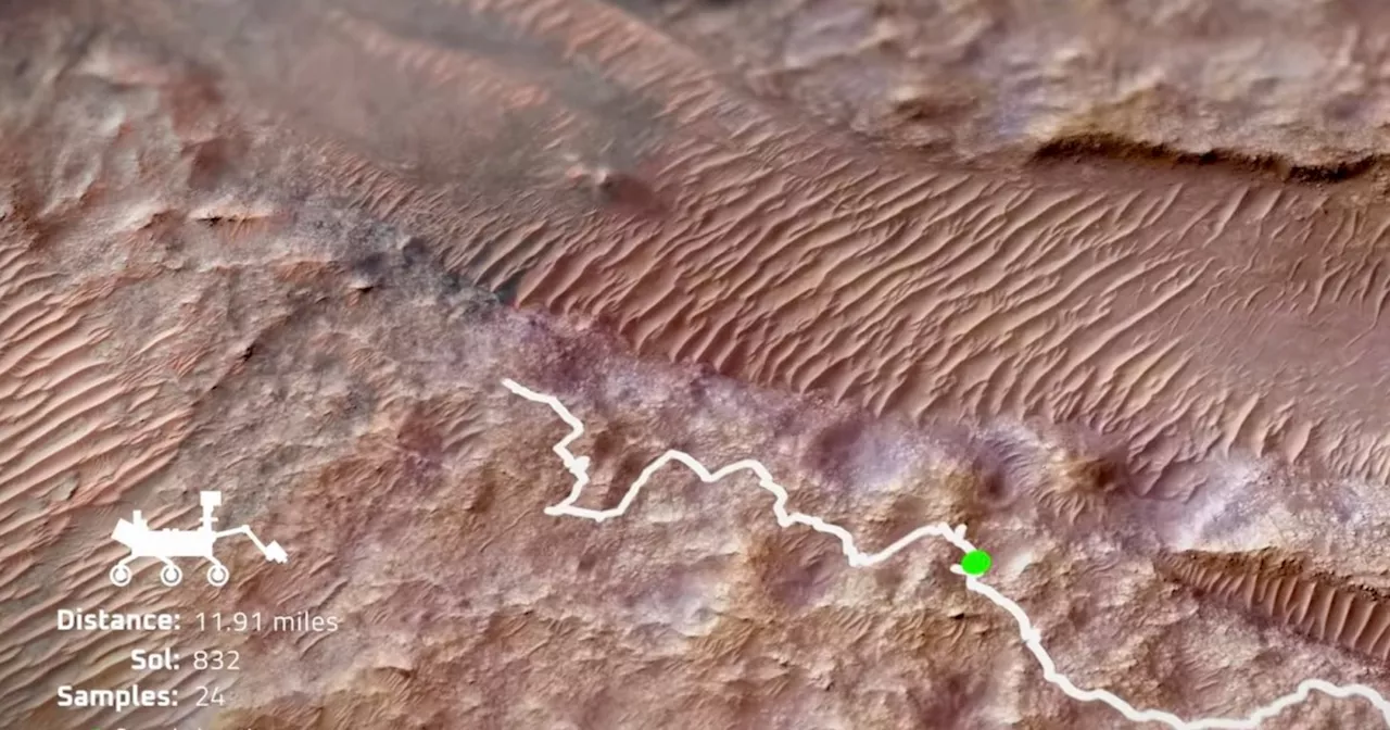 Follow Mars rover’s 18-mile trip in NASA’s animated route map