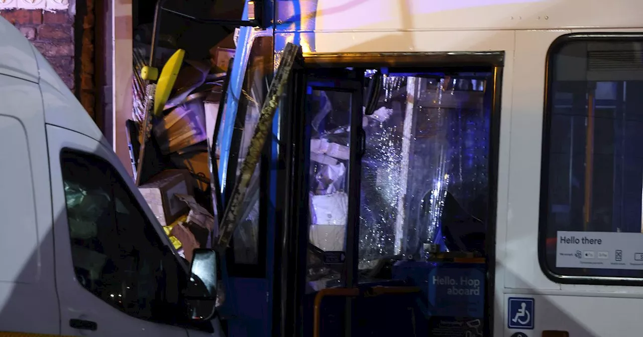 'Everyone was terrified' on bus which crashed through homes