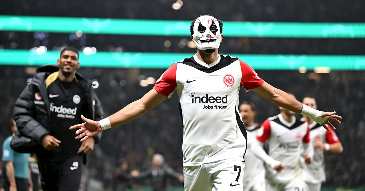 Eintracht Frankfurt wirft Borussia Mönchengladbach trotz langer Unterzahl aus dem Pokal - Omar Marmoush entscheidend