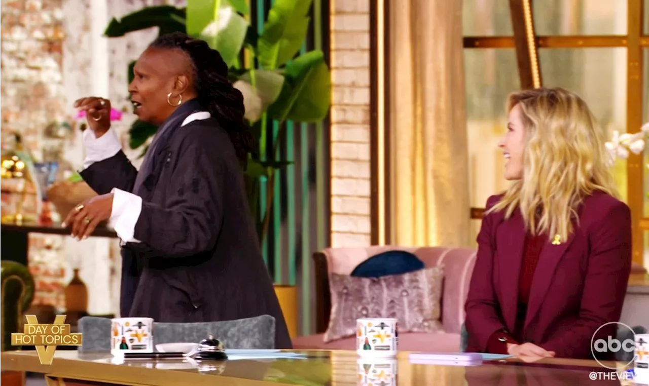 Whoopi Goldberg leaves The View table to demonstrate feeling 'punch-drunk' over election 'insanity'