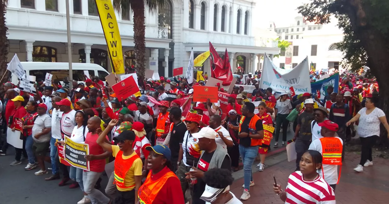 'We are unhappy, we are angry': COSATU to lead march to Parly ahead of MTBPS speech