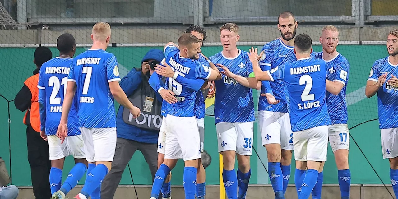 DFB-Pokal im Ticker: Darmstadt flippert sich in Verlängerung zum Sieg