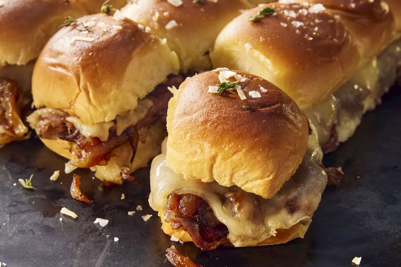 French Onion Roast Beef Sliders