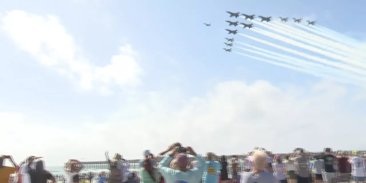 Blue Angels and Thunderbirds host flyover in Pensacola before big weekend homecoming