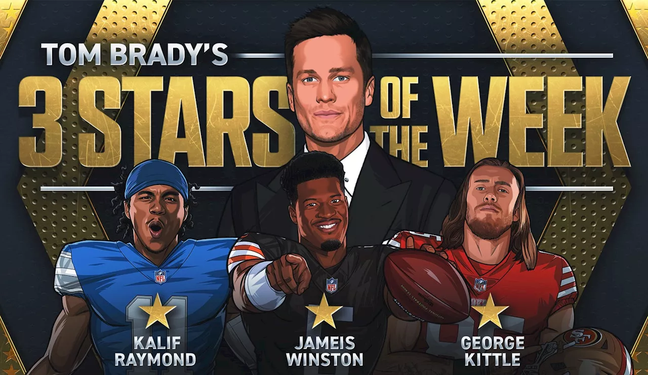 Tom Brady's 3 stars of Week 8, including Browns' Jameis Winston