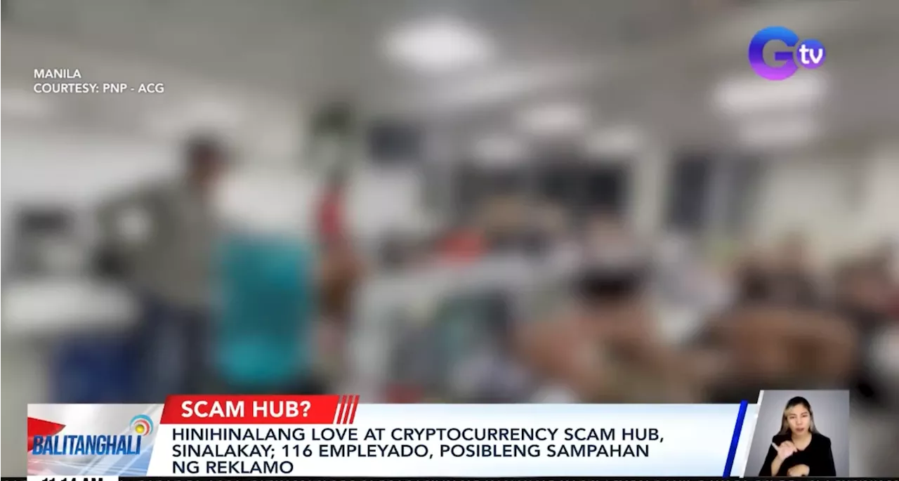 116 foreigners, Filipinos nabbed in suspected scam hub in Ermita