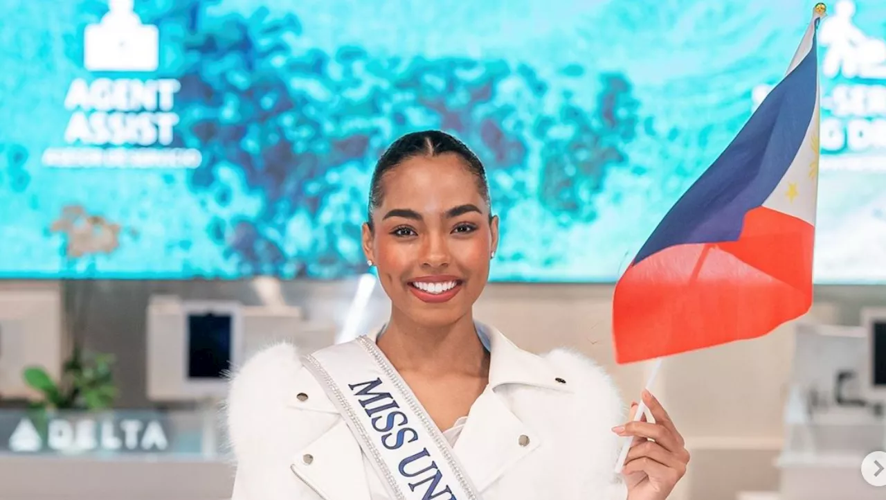 Chelsea Manalo arrives in Mexico for Miss Universe