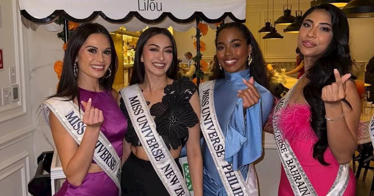 Chelsea Manalo, Victoria Velasquez Vincent, Christina Chalk, Shereen Ahmed meet in Mexico for Miss Universe