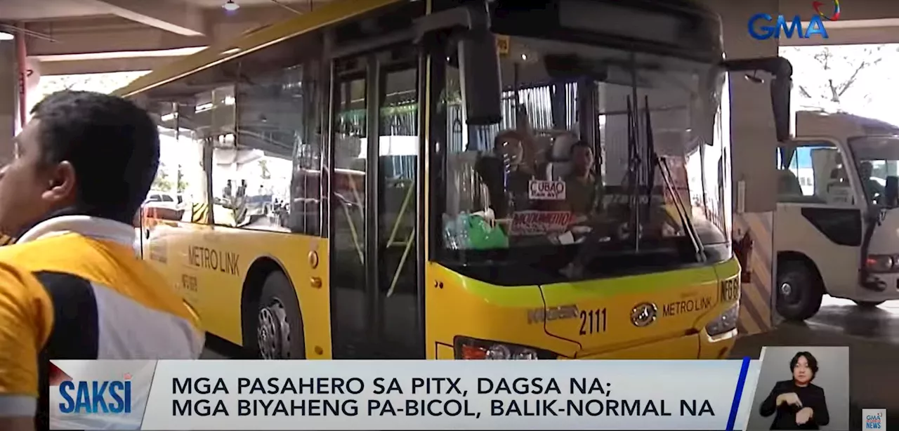 Influx of passengers at PITX, NAIA ahead of Undas 2024