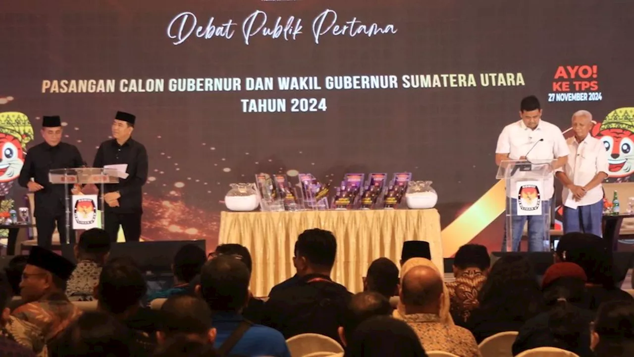 Debat Pilkada Sumut, Bobby Ingin Kolaborasi, Edy Pembangunan Desa dan Kota