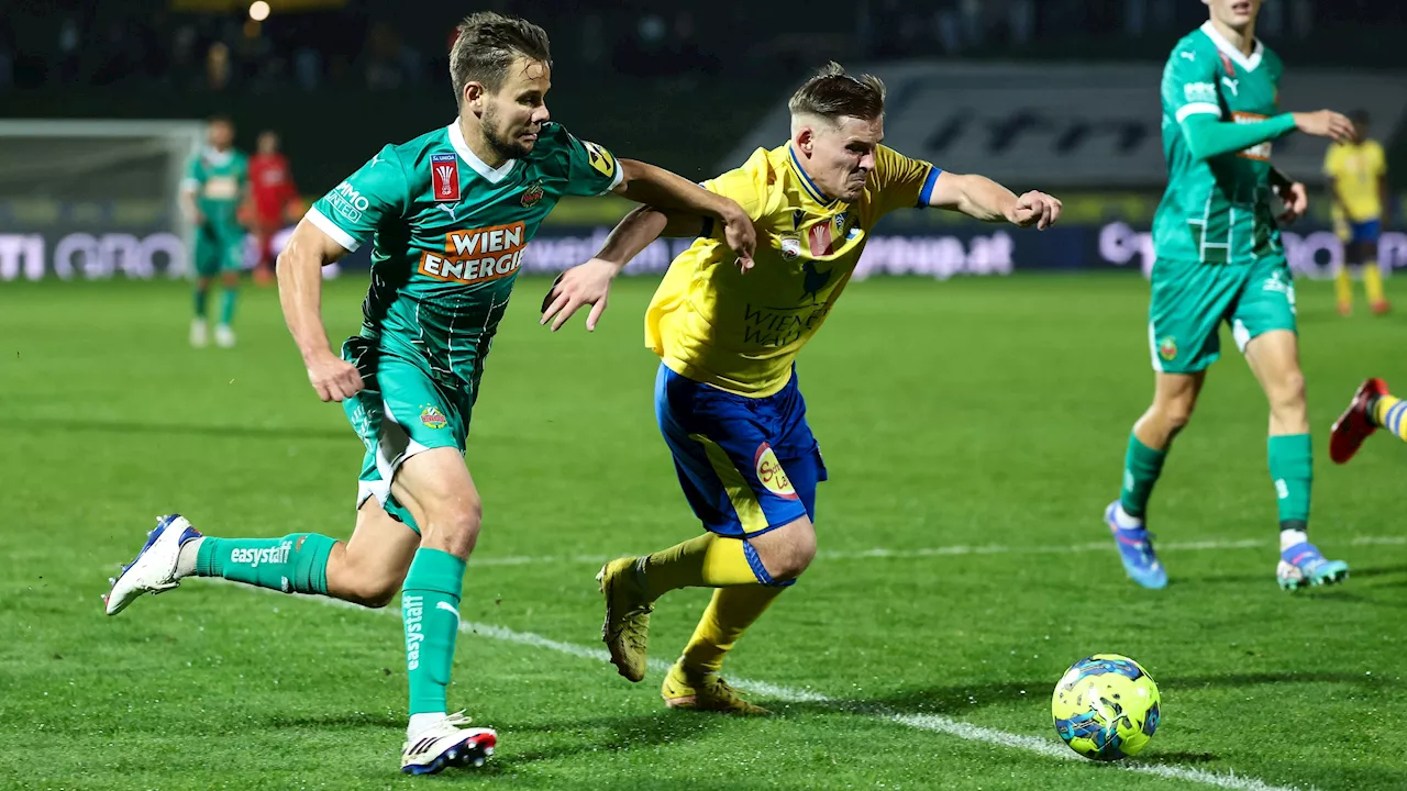 2:1-Sensation! Stripfing wirft Rapid aus dem ÖFB-Cup