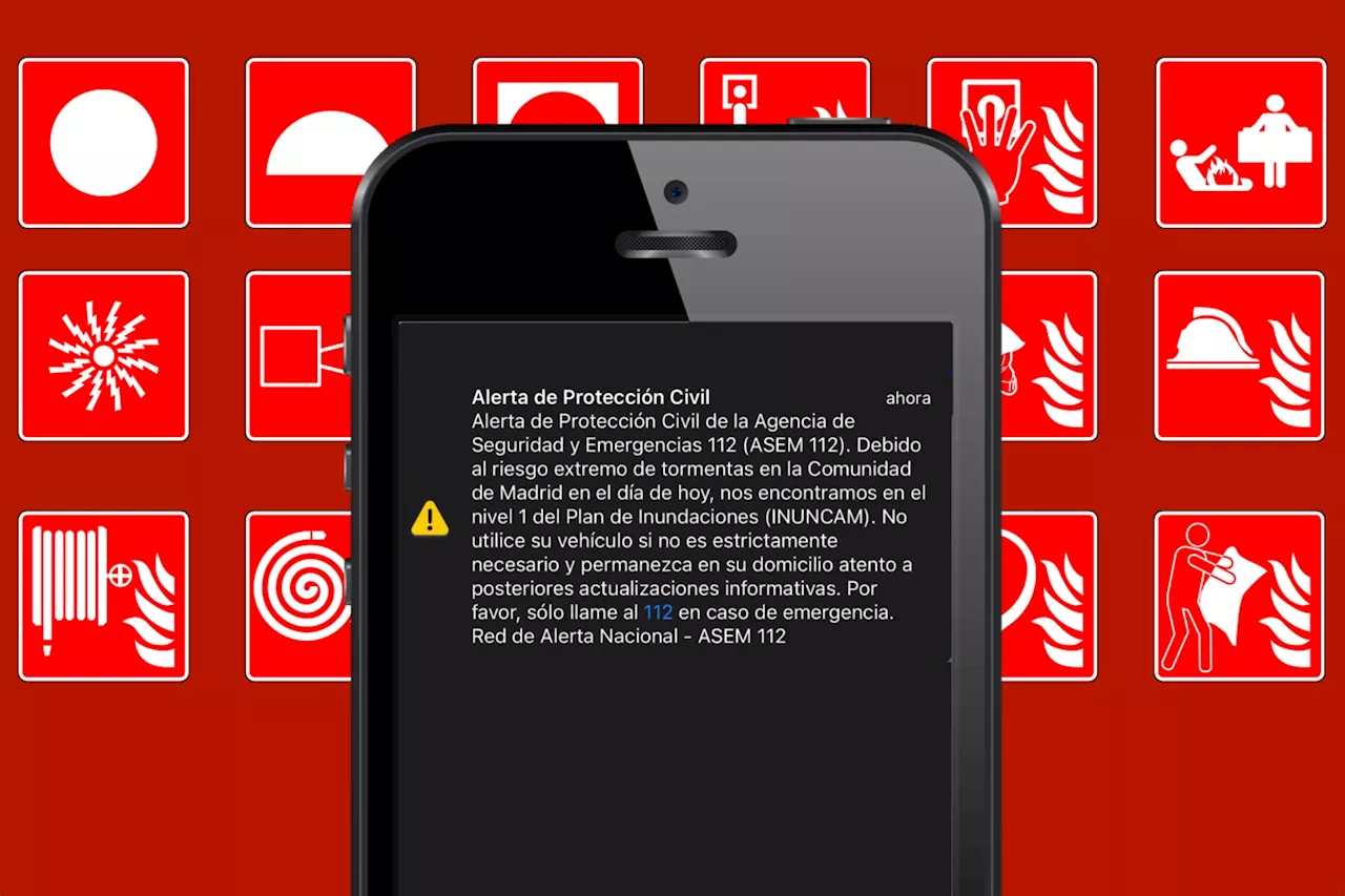 Cómo funcionan las alertas civiles en España cuando hay una emergencia como la DANA en Valencia