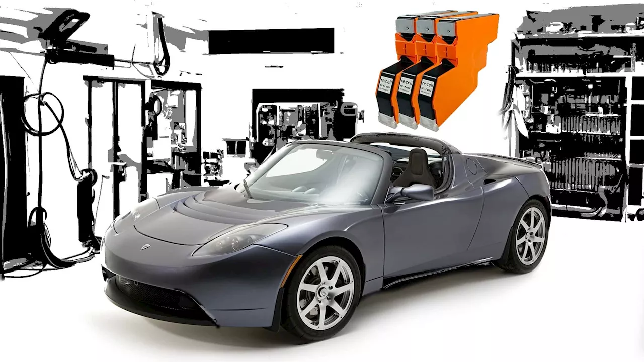 Tesla Roadster Replacement Battery Cuts Weight, Improves Performance