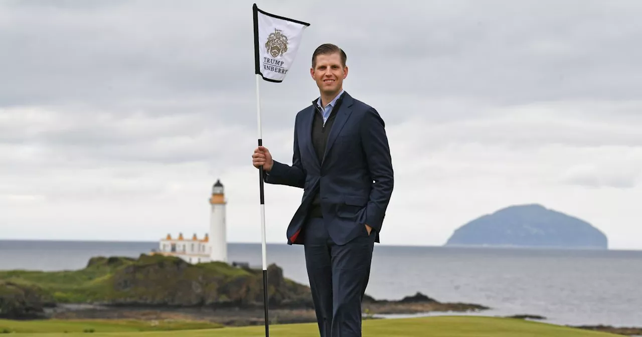 Eric Trump outlines hopes for future of The Open with 'victim' admission