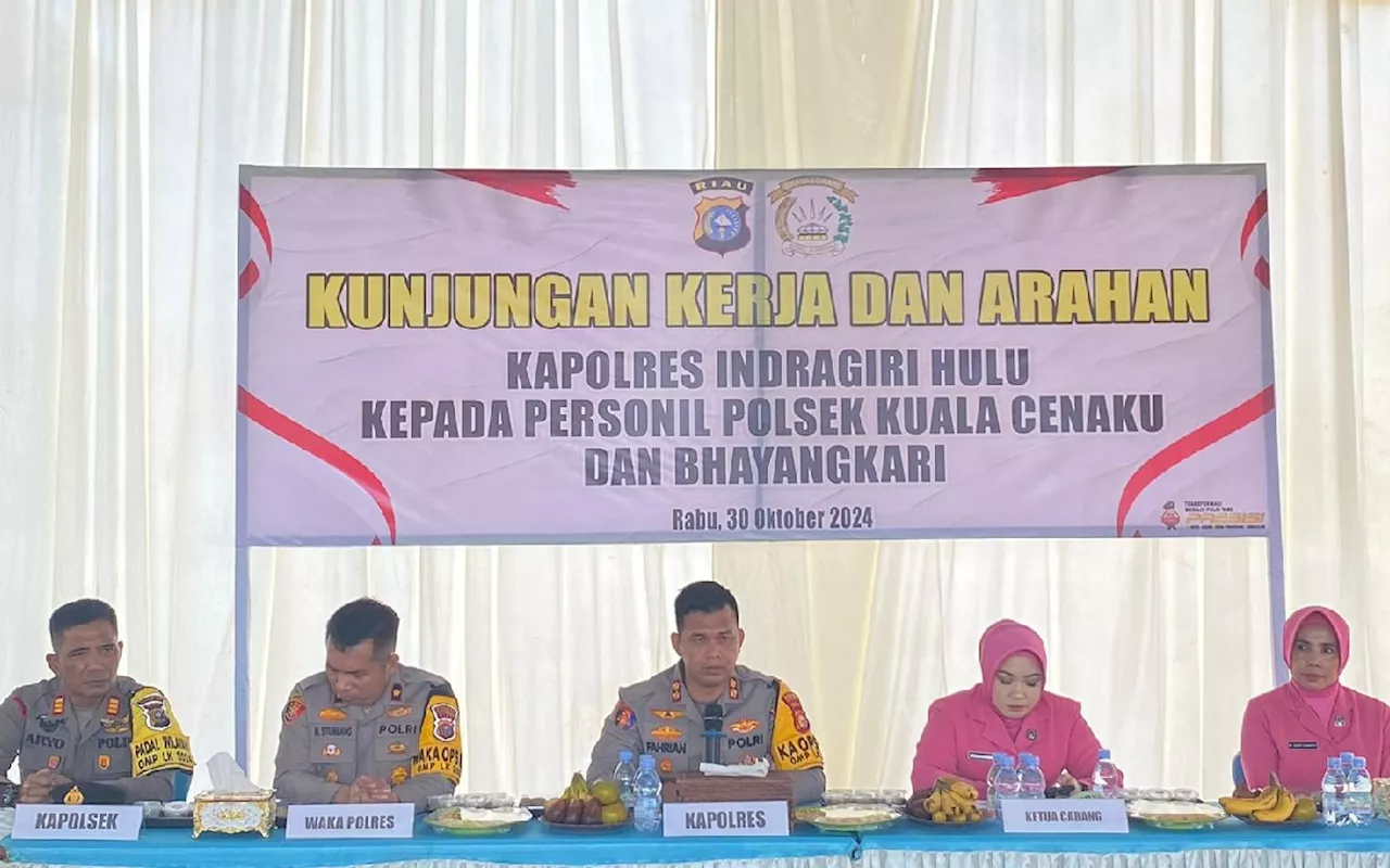 AKBP Fahrian Tekankan Jajaran Polres Inhu Jaga Kedamaian Pilkada dengan Maksimal